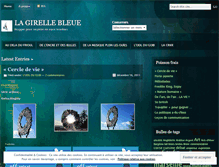 Tablet Screenshot of lagirellebleue.wordpress.com