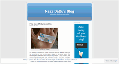 Desktop Screenshot of naazdattu.wordpress.com