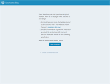 Tablet Screenshot of karrieregestalten.wordpress.com