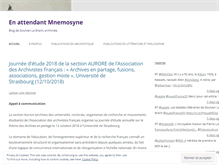 Tablet Screenshot of enattendantmnemosyne.wordpress.com