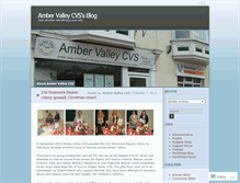 Tablet Screenshot of ambervalleycvs.wordpress.com