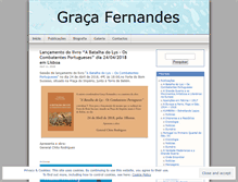 Tablet Screenshot of gracafernandes.wordpress.com