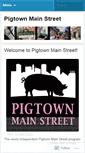 Mobile Screenshot of pigtownmainstreet.wordpress.com