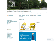 Tablet Screenshot of collegeplace.wordpress.com