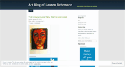 Desktop Screenshot of laurenbehrmann.wordpress.com