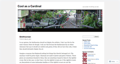 Desktop Screenshot of coolasacardinal.wordpress.com