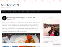 Tablet Screenshot of mikaseven.wordpress.com