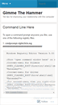 Mobile Screenshot of gimmethehammer.wordpress.com