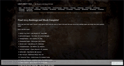 Desktop Screenshot of ginosdrafttalk.wordpress.com