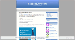 Desktop Screenshot of facethejury.wordpress.com