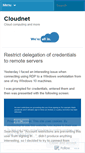 Mobile Screenshot of mycloudnet.wordpress.com