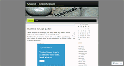 Desktop Screenshot of amaroo.wordpress.com