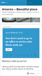 Mobile Screenshot of amaroo.wordpress.com