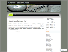 Tablet Screenshot of amaroo.wordpress.com