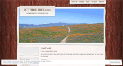 Desktop Screenshot of pctthruhike2012.wordpress.com