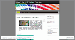 Desktop Screenshot of isvmaria2010.wordpress.com