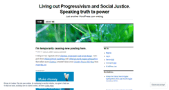 Desktop Screenshot of liveprogressive.wordpress.com