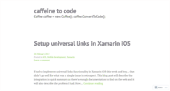 Desktop Screenshot of ctcode.wordpress.com