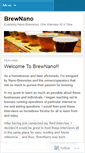 Mobile Screenshot of brewnano.wordpress.com