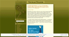 Desktop Screenshot of nicolaswalzer.wordpress.com