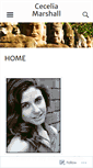 Mobile Screenshot of cecemarshall.wordpress.com