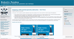 Desktop Screenshot of mcdirmid.wordpress.com