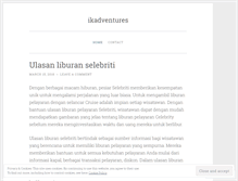Tablet Screenshot of ikadventures.wordpress.com