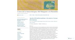 Desktop Screenshot of correodeamazorinoquia.wordpress.com