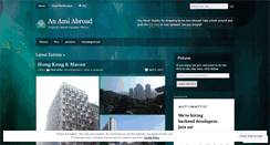 Desktop Screenshot of anamiabroad.wordpress.com