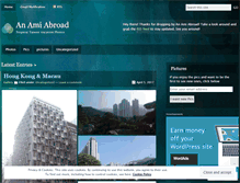 Tablet Screenshot of anamiabroad.wordpress.com