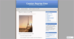 Desktop Screenshot of cessionreprisepme.wordpress.com