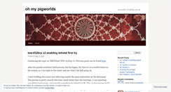 Desktop Screenshot of pigworlds.wordpress.com