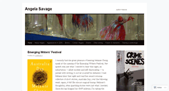 Desktop Screenshot of angelasavage.wordpress.com