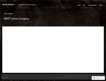 Tablet Screenshot of kidincredible.wordpress.com