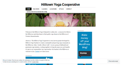 Desktop Screenshot of hilltownyogacoop.wordpress.com