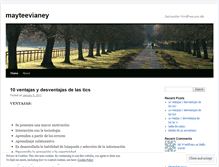 Tablet Screenshot of mayteevianey.wordpress.com