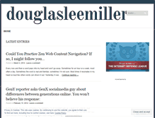 Tablet Screenshot of douglasleemiller.wordpress.com