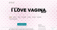 Desktop Screenshot of ilovevagina.wordpress.com