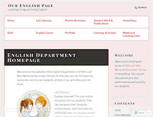 Tablet Screenshot of engp.wordpress.com