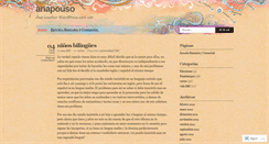 Desktop Screenshot of anapouso.wordpress.com