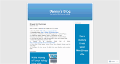 Desktop Screenshot of dannyzhang.wordpress.com