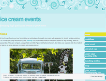 Tablet Screenshot of icecreamevents.wordpress.com