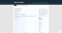 Desktop Screenshot of darrenmiller.wordpress.com