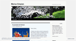 Desktop Screenshot of mariuscimpian.wordpress.com