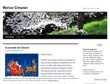 Tablet Screenshot of mariuscimpian.wordpress.com