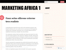 Tablet Screenshot of marketingafrica1.wordpress.com