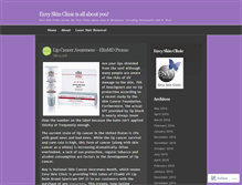 Tablet Screenshot of envyskinclinic.wordpress.com