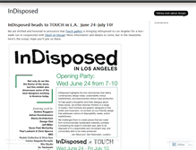 Tablet Screenshot of indisposednyc.wordpress.com