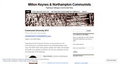 Desktop Screenshot of mkcommunists.wordpress.com