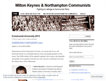 Tablet Screenshot of mkcommunists.wordpress.com